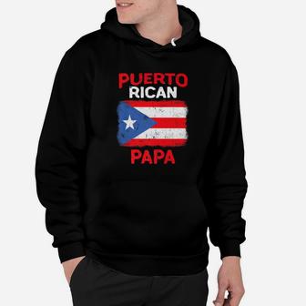 Puerto Rico Shirt Mens Boricua Papa Latino Fathers Day Hoodie - Seseable