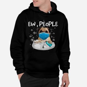 Pug Ew People Hoodie - Seseable