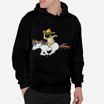 Pug Unicorn Cinco De Mayo Funny Sombrero Gift Hoodie - Seseable