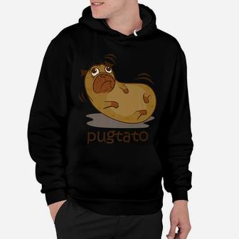 Pugtato Pug Owner Potato Funny Dog Lover Rescue Gift Hoodie - Seseable