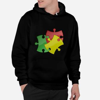Puzzle Pieces Hoodie - Seseable