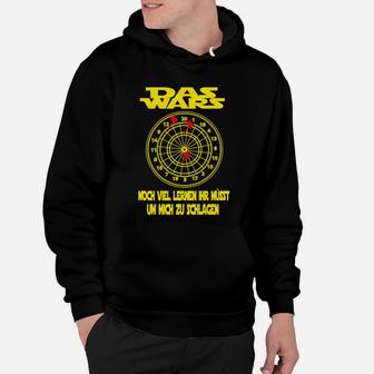 Radar Ziel Hoodie mit Spruch - Fan-Parodie Design Noch viel lernen du musst - Seseable