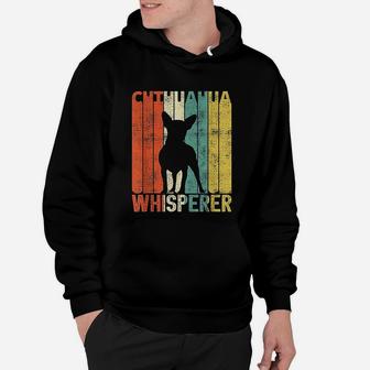 Retro Chihuahua Whisperer Small Vintage Dogs Gifts Hoodie - Seseable