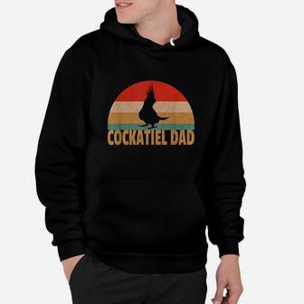 Retro Cockatiel Vintage Cockatiel Dad Gift Hoodie - Seseable