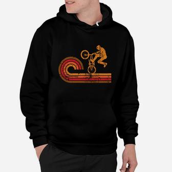 Retro Style Bmx Silhouette Extreme Sports T-shirt Hoodie - Seseable