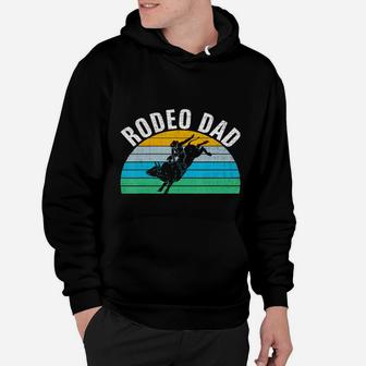 Retro Vintage Rodeo Dad Funny Bull Rider Father's Day Gift T-shirt Hoodie - Seseable