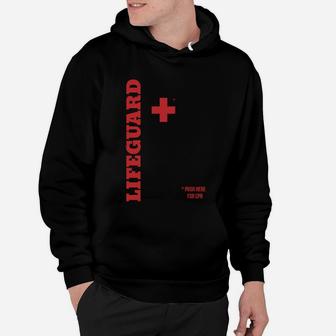 Rettungsschwimmer Schieben Hier Hoodie - Seseable