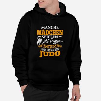 Richtige Mädchen Machen Judo Hoodie - Seseable