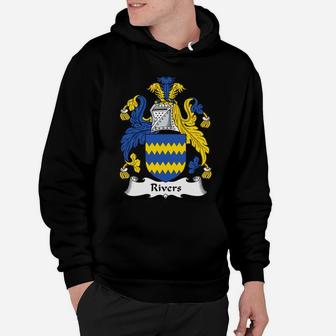 Rivers Family Crest British Family Crests Hoodie - Seseable