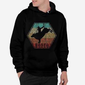 Rodeo Bull Riding Vintage Cowboy Gift Hoodie - Seseable
