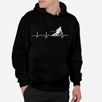 Ruderer-Puls Herren Hoodie in Schwarz, Sportliches Design - Seseable