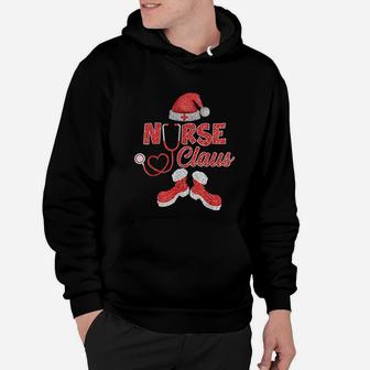 Santa Icu Elf Er Nurse Claus Squad Hat Christmas Hoodie - Seseable