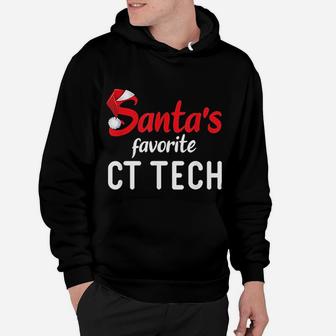 Santa's Favorite Ct Tech Christmas Matching Group Hoodie - Seseable
