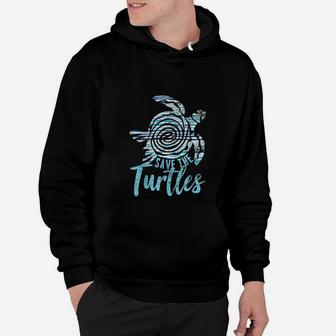 Save The Turtles Vintage Earth Day Hoodie - Seseable