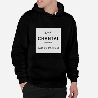 Schwarzes Hoodie No 5 CHANTAL EAU DE PARFUM Design - Seseable