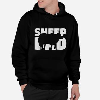 Sheep Dad Sheep Lover Gift For Father Zoo Animal Hoodie - Seseable