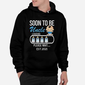 Soon To Be Uncle Est 2021 Gift Funny Dad Daddy Hoodie - Seseable