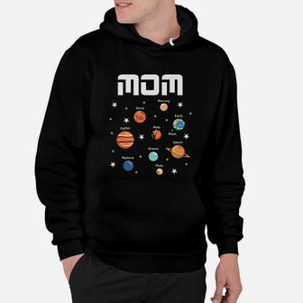Space Mom Solar Planets Hoodie - Seseable
