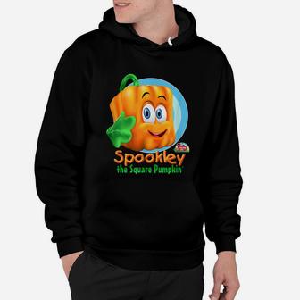 Spookley The Square Pumpkin Character V-neck Hoodie - Seseable