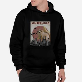 Squirrelzilla Funny Squirrel T-shirt Squirrel Lovers Gift Hoodie - Seseable