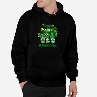 St. Patrick's Day Hoodie mit Kleeblatt & Leprechaun-Motiv, Festliches Outfit - Seseable