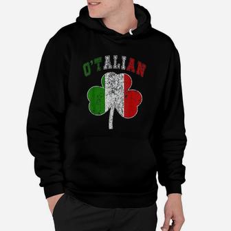 St Patricks Day Italian Italy Flag Italia Hoodie | Seseable UK