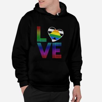 Straight Ally Flag Love Lgbt Pride Hoodie - Seseable