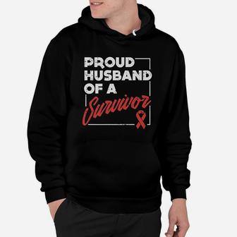 Stroke Awareness Support Aneurysm Proud Husband Survivor Hoodie - Seseable