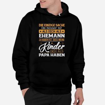 Süßester Ehemann und Papa Hoodie, Lustiges Familien Tee - Seseable