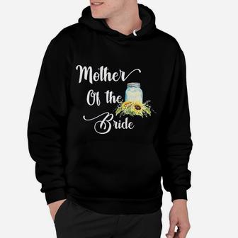Sunflower Wedding Matching Bridal Party Mother Of Bride Hoodie - Seseable