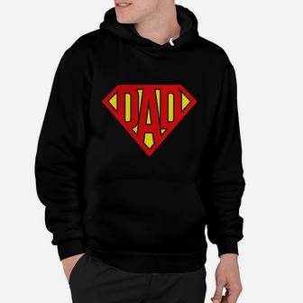 Super Dad Super Hero Dad Hoodie - Seseable