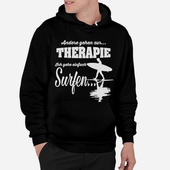 Surfer-Therapie Herren Hoodie – Kreatives Design für Wellenreiter - Seseable