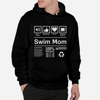 Swim Mom Contents Swim Mom Hoodie - Seseable
