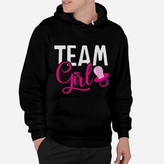 Team Girl Gender Reveal Gift For Mother And Daddy Hoodie - Seseable