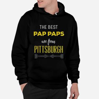 The Best Pap Paps Are From Pittsburgh Grandfather Hoodie - Seseable