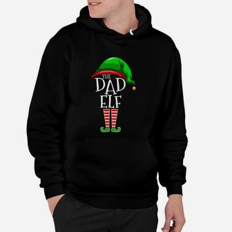 The Dad Elf Family Matching Group Christmas Daddy Hoodie - Seseable