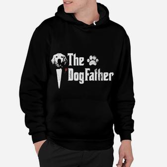 The Dogfather Golden Retriever Dog Dad Fathers Day Hoodie - Seseable