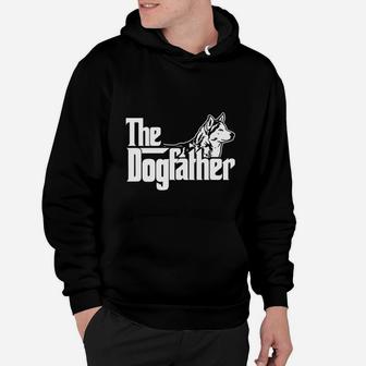 The Dogfather Husky, dad birthday gifts Hoodie - Seseable