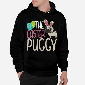 The Easter Puggy Easter Bunny Pug Puppy Dog Hoodie - Seseable