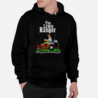 The Lawn Ranger Funny Dad Father Hoodie - Seseable
