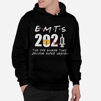 The One Where They Became Super Heroes Emt Hoodie - Seseable