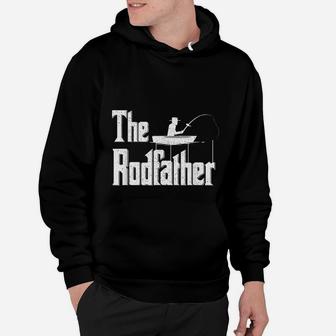 The Rodfather Funny Fishing Dad Gift Hoodie - Seseable