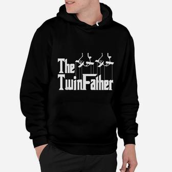 The Twinfather Funny Father Of Twins Funny Dad Fathers Day Hoodie - Seseable