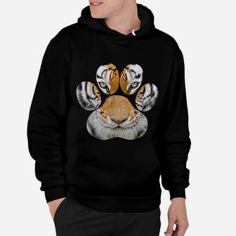 Tiger Eyes Paw Animal Cat Leopard Lion Hoodie - Seseable