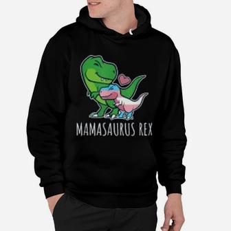 Transgender Mom Mamasaurus Rex Lgbt Trans Pride Hoodie - Seseable
