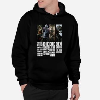 Traue Nur Jemandem Der Drei-Dichter- Hoodie - Seseable