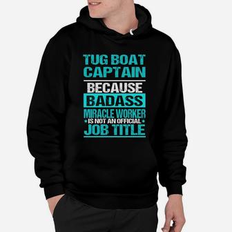Tug Boat Captain Hoodie - Seseable