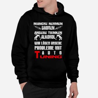Tuning-Fan Hoodie: Problemlösung durch Auto-Tuning, Statement Tee - Seseable