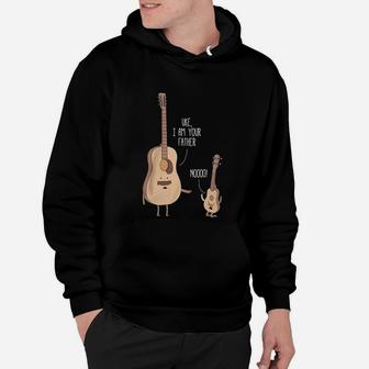 Uke I Am Your Father Ukulele Guitar Music Gift For Dad Family Hoodie - Seseable