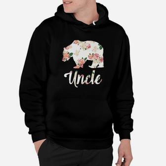 Uncle Bear Floral Family Christmas Matching Gift Hoodie - Seseable